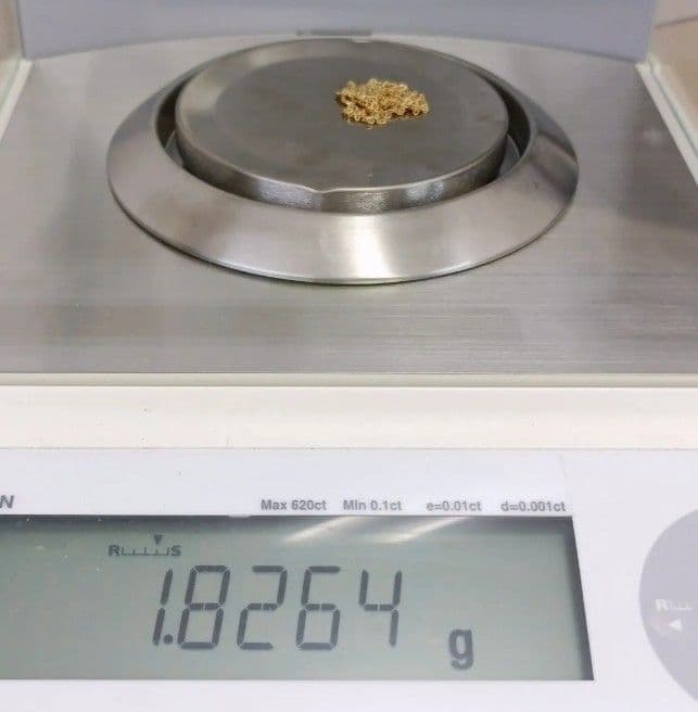 K18 ネックレス 18金 ７５０(男女兼)