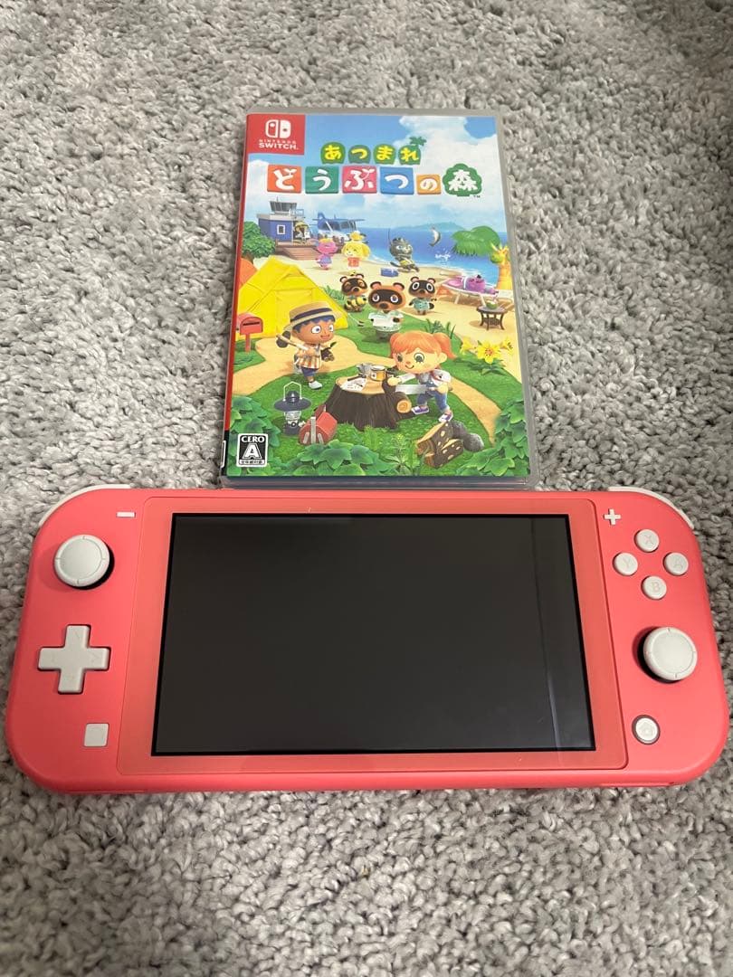 Nintendo Switch Lite ピンク + あつまれ どうぶつの森