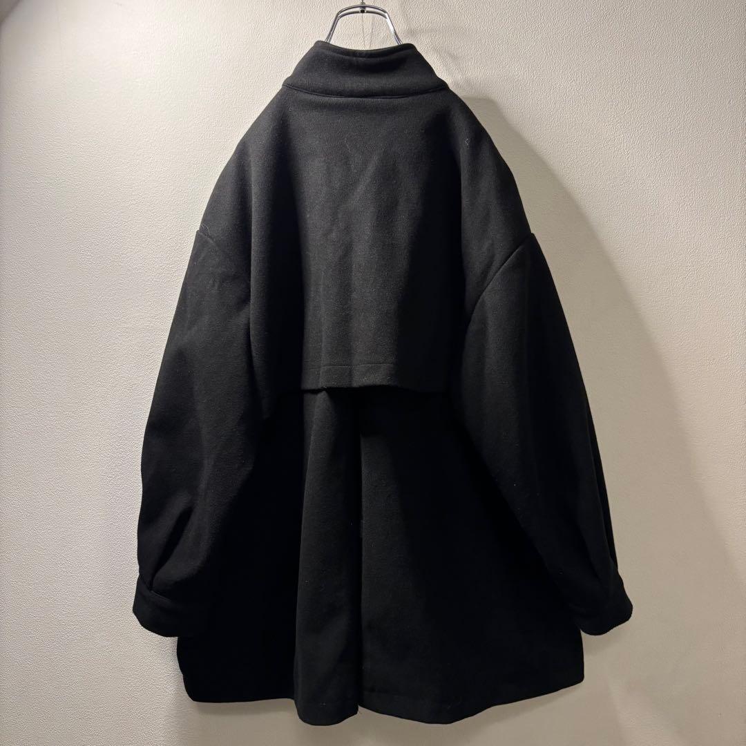 オーバーサイズ ブラック ショート チェスターコート y2k ミリタリー