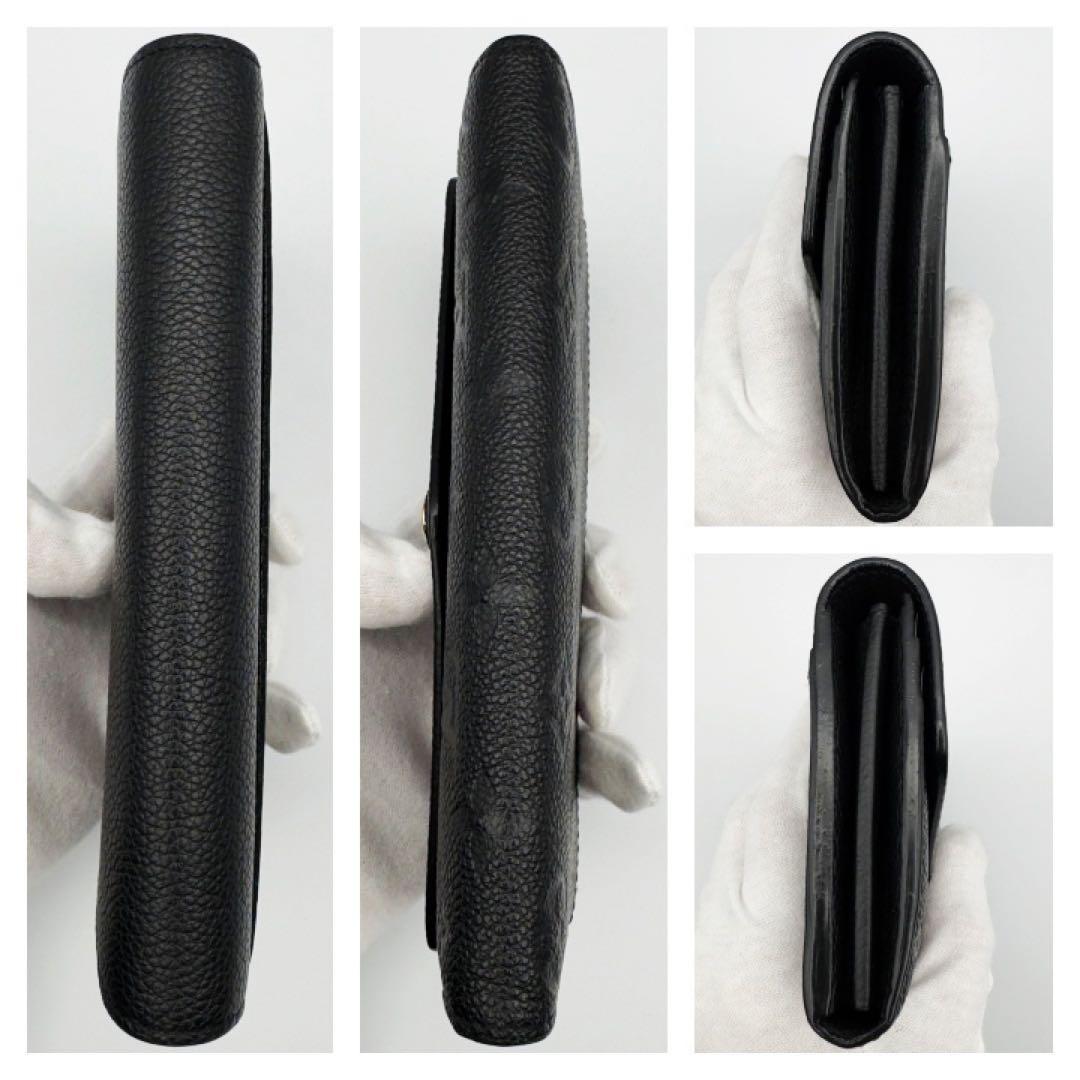 ギフト対応　ICチップ　ヴィトン財布　アンプラント　ポルトフォイユサラ　ノワール