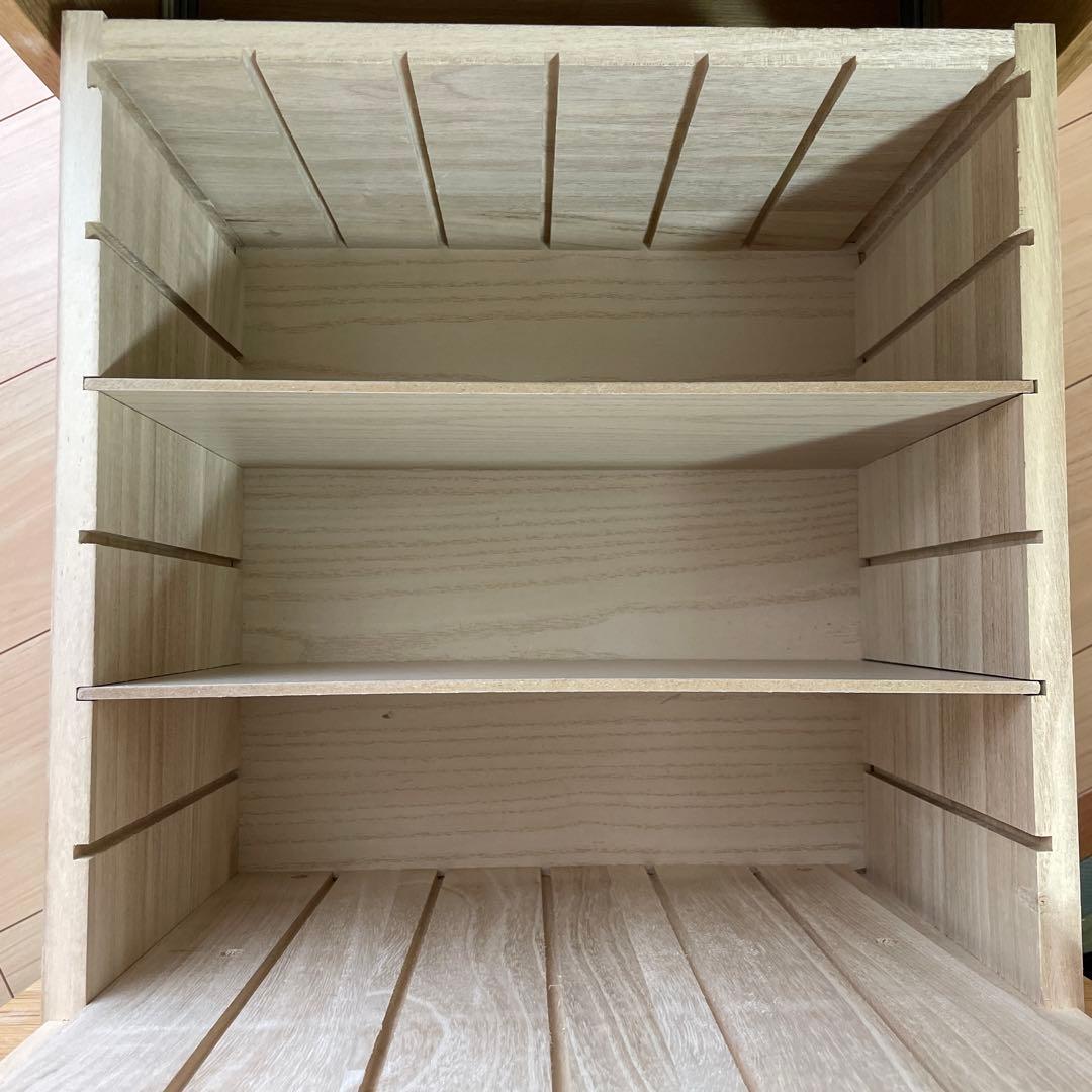 MUJI 無印良品 木製デスクキャビネット オーク材