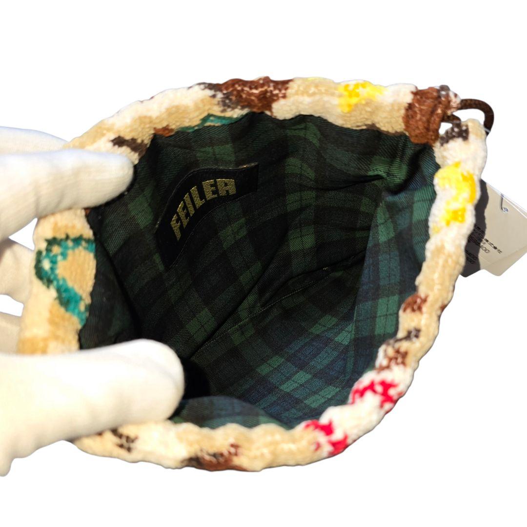 FEILER フェイラー 新品タグ付 ポーチ 巾着 スプリントホース 馬と蹄鉄