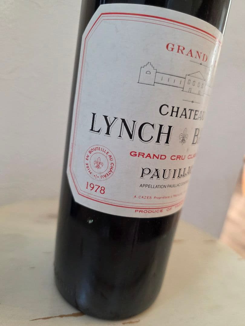 Chateau Lynch Bages 1978 赤ワイン