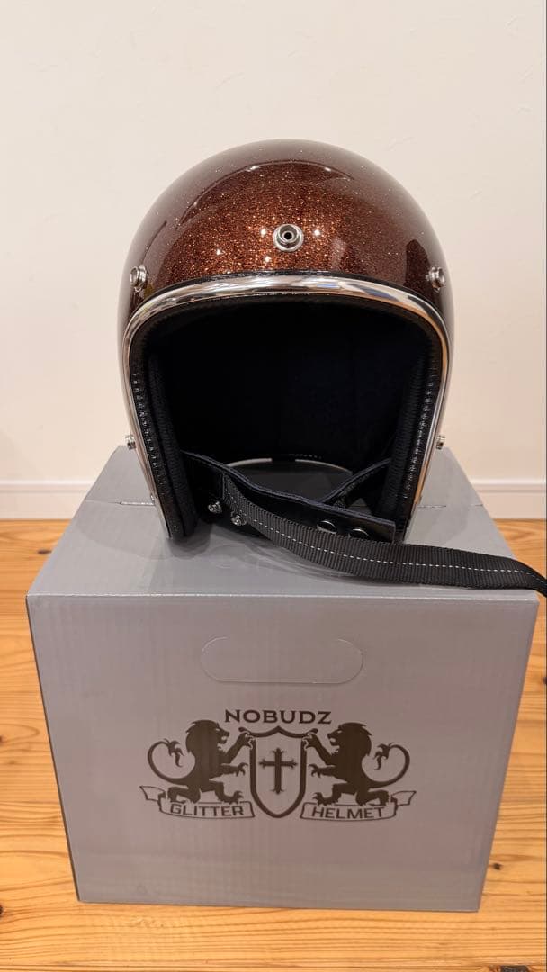 AT-DIRTY × NOBUDZ GLITTER 3/4 HELMET即完売品