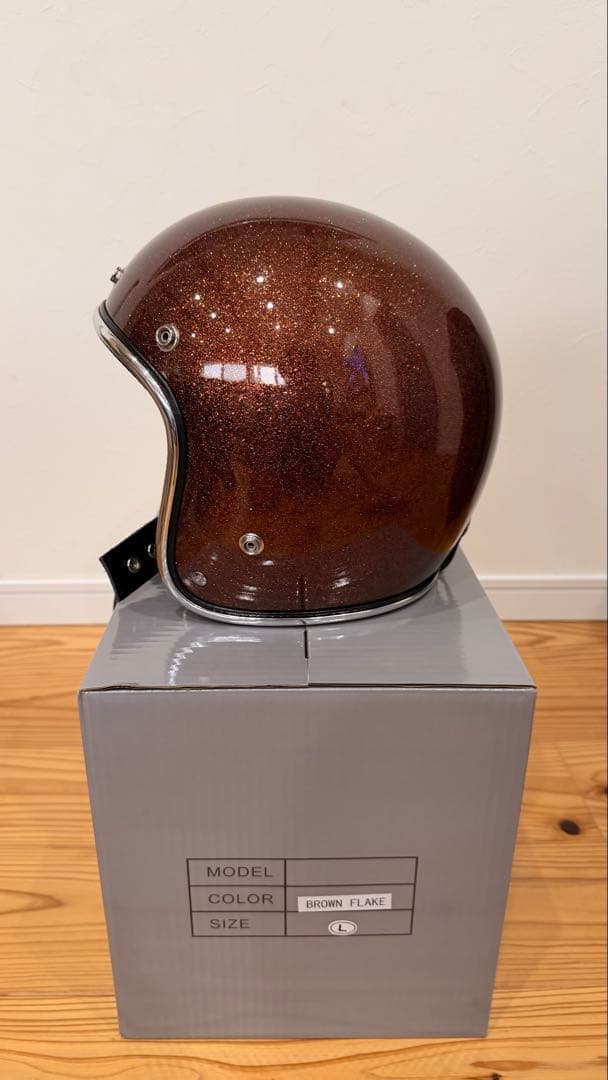 AT-DIRTY × NOBUDZ GLITTER 3/4 HELMET即完売品