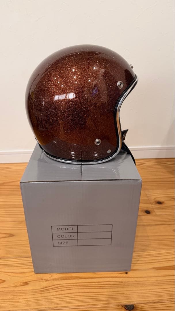 AT-DIRTY × NOBUDZ GLITTER 3/4 HELMET即完売品