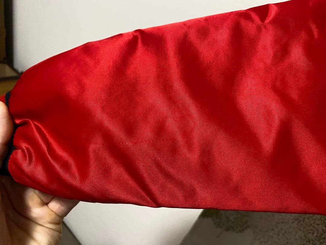 名作　スターター　ブルズ　スタジャン レッド 超希少XL！！