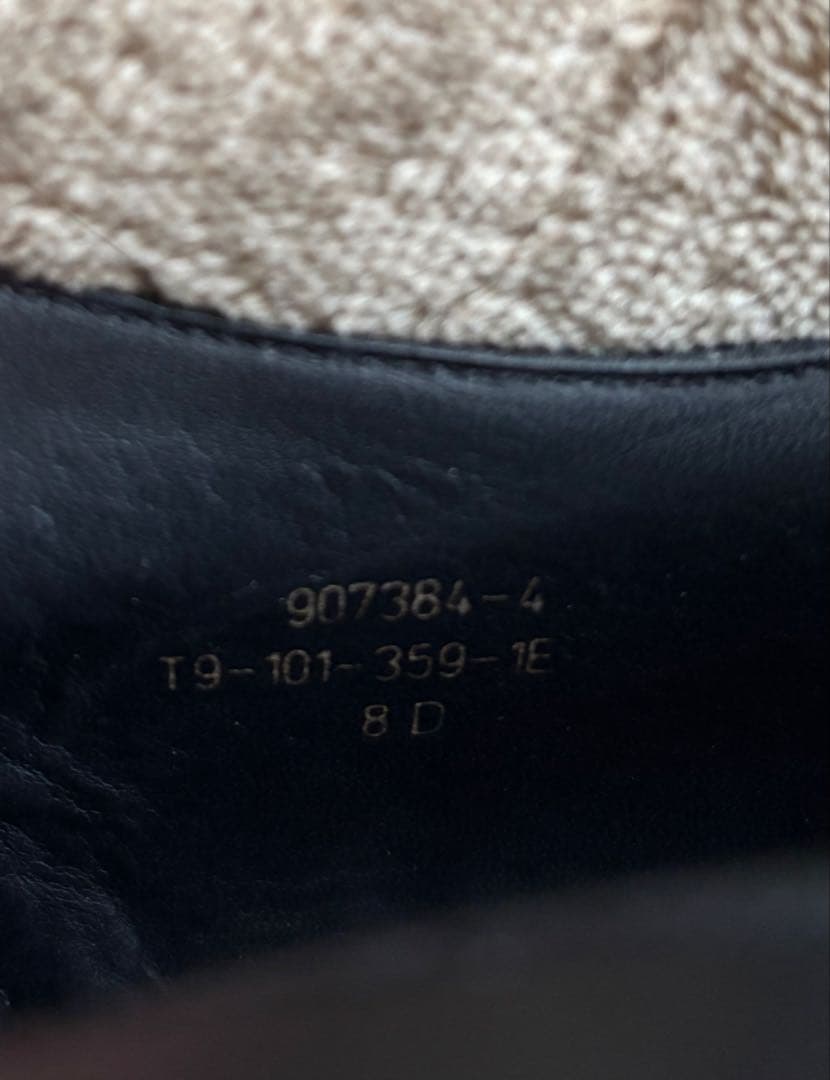 J.M. Westonラファエルパンチドキャップトゥ ブラック カーフ 8D