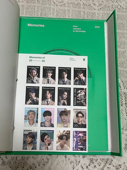 BTS Memories 2020 DVD トレカ　ジョングク