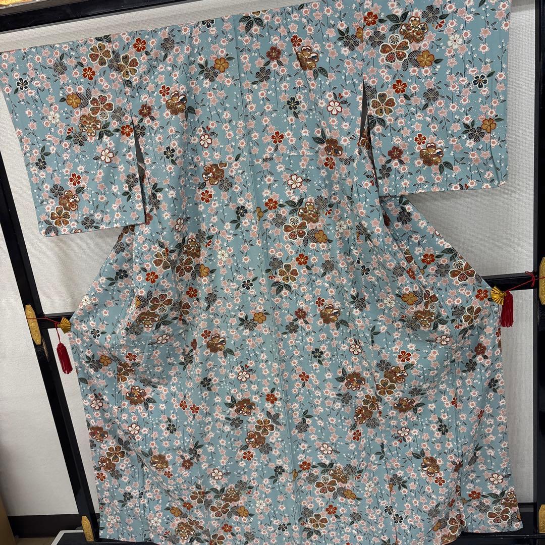 MTM☆様　AK-6900 AO-6558 小紋 古典柄 美しい染め 草花