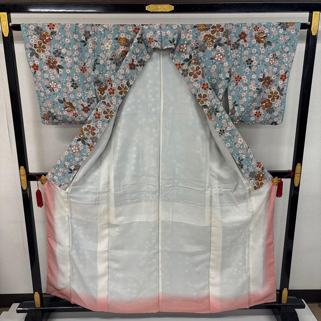 MTM☆様　AK-6900 AO-6558 小紋 古典柄 美しい染め 草花