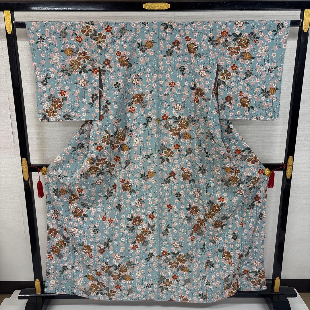 MTM☆様　AK-6900 AO-6558 小紋 古典柄 美しい染め 草花