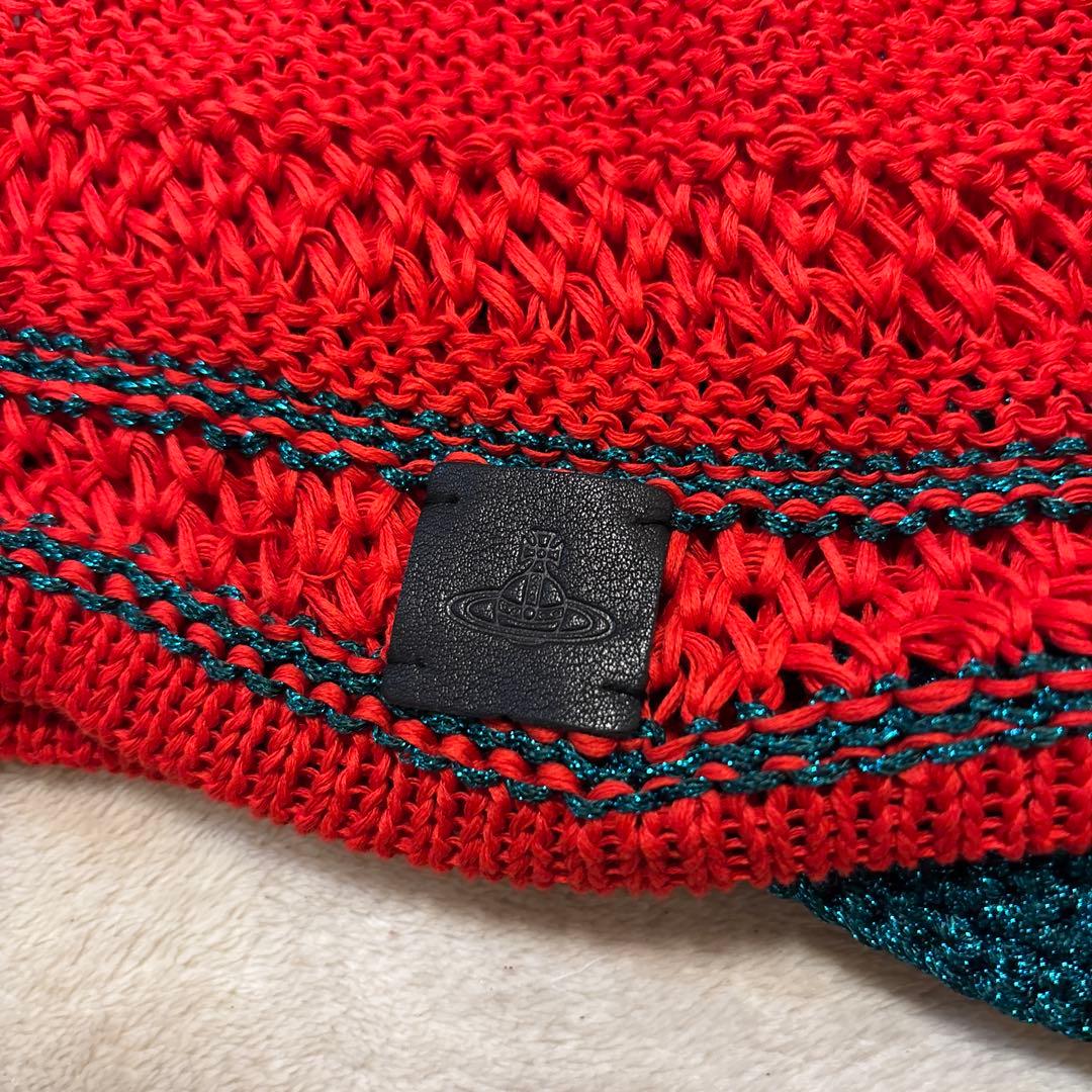 美品⭐️vivienne westwood ハート オーブ革パッチ y2k ラメ