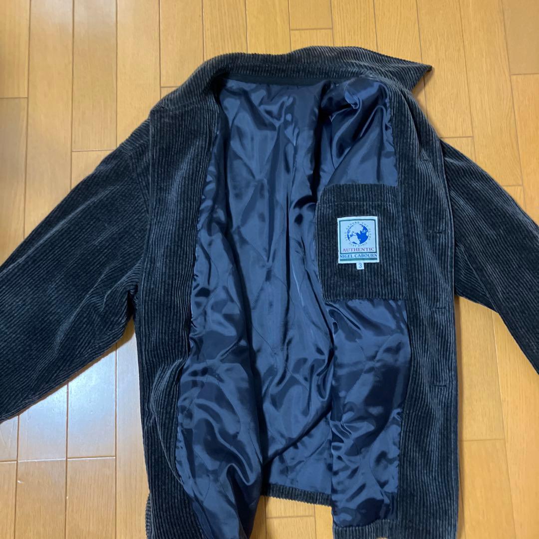 NIGEL CABOURN コーデュロイ カバーオール サイズ3 中綿　黒