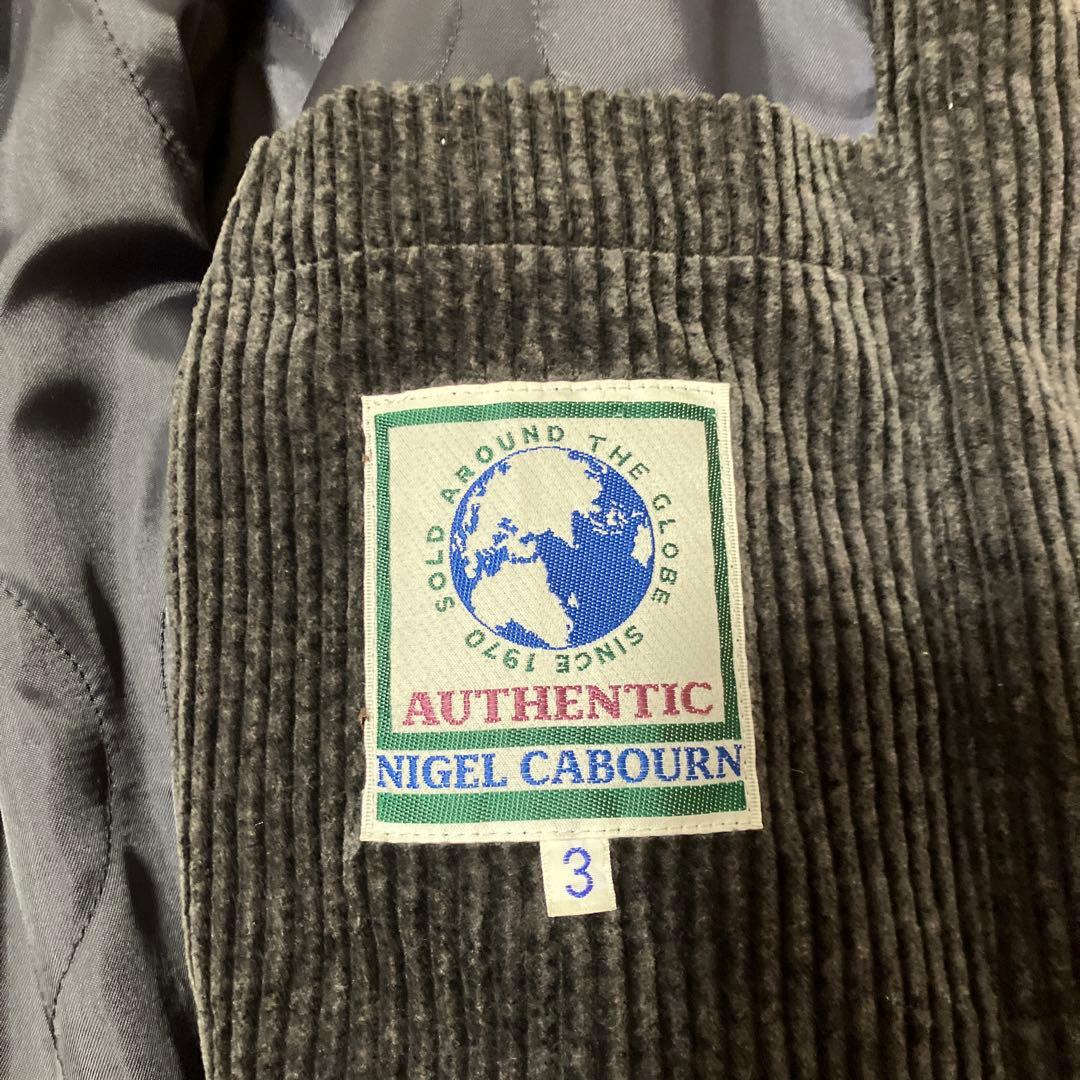 NIGEL CABOURN コーデュロイ カバーオール サイズ3 中綿　黒