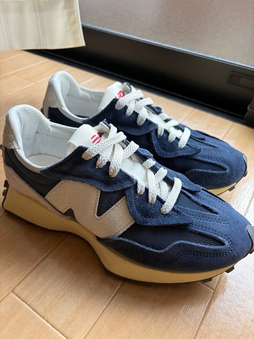 ☆美品☆New Balance U327 ネイビー 24cm