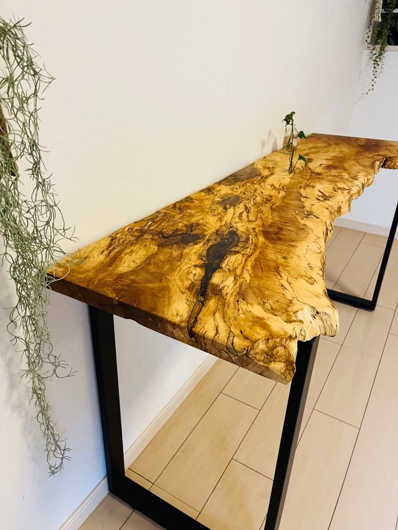 カウンターテーブル　一枚板テーブル　レジンテーブル　サイドテーブル　デスク