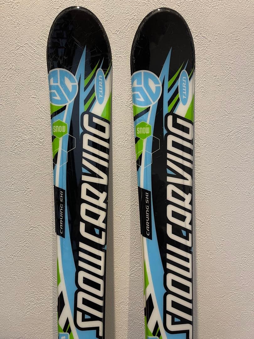 CARVING スノーカービング スキー板130㎝ ストック　セット