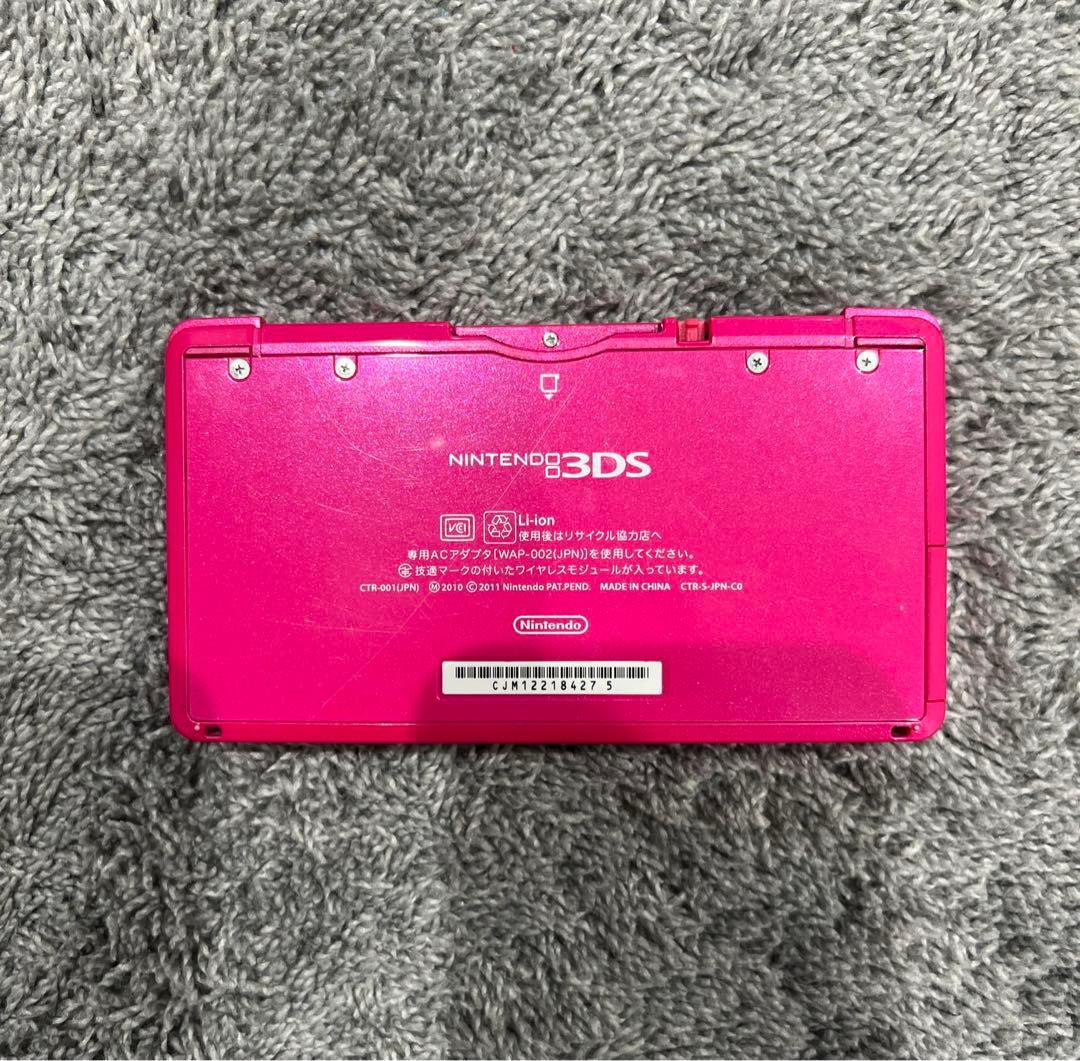 3DS スリーディーエス ピンク 充電器付き