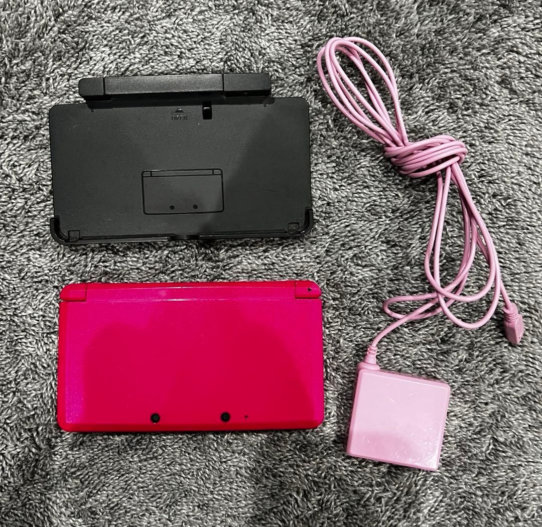 3DS スリーディーエス ピンク 充電器付き