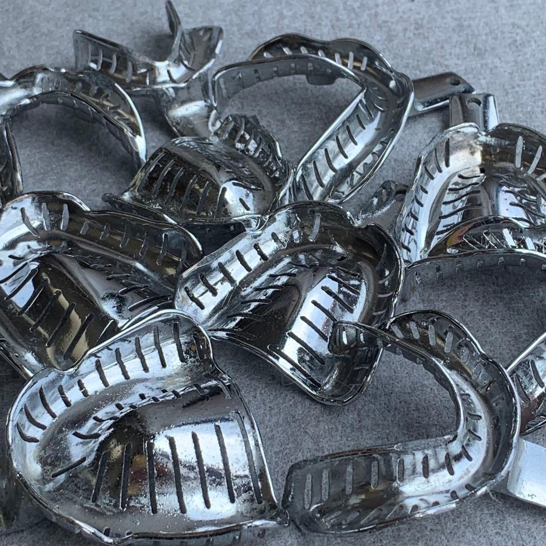 印象トレー　上下顎　10個　シュライネマーカー　無歯顎　歯科