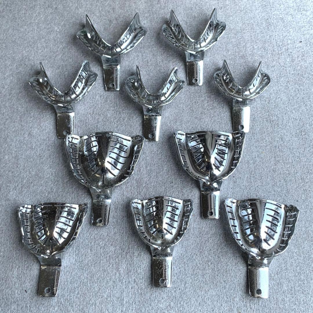 印象トレー　上下顎　10個　シュライネマーカー　無歯顎　歯科