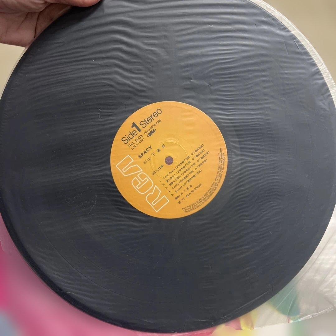 透明帯♡山下達郎♡SPACY♡レコード♡人気♡