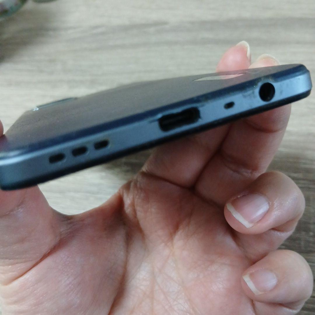 OPPO スマートフォン ネイビー 本体