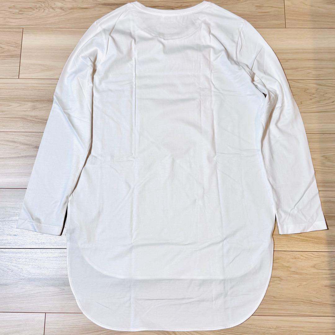 ATON ロングスリーブカットソー　ホワイト　2