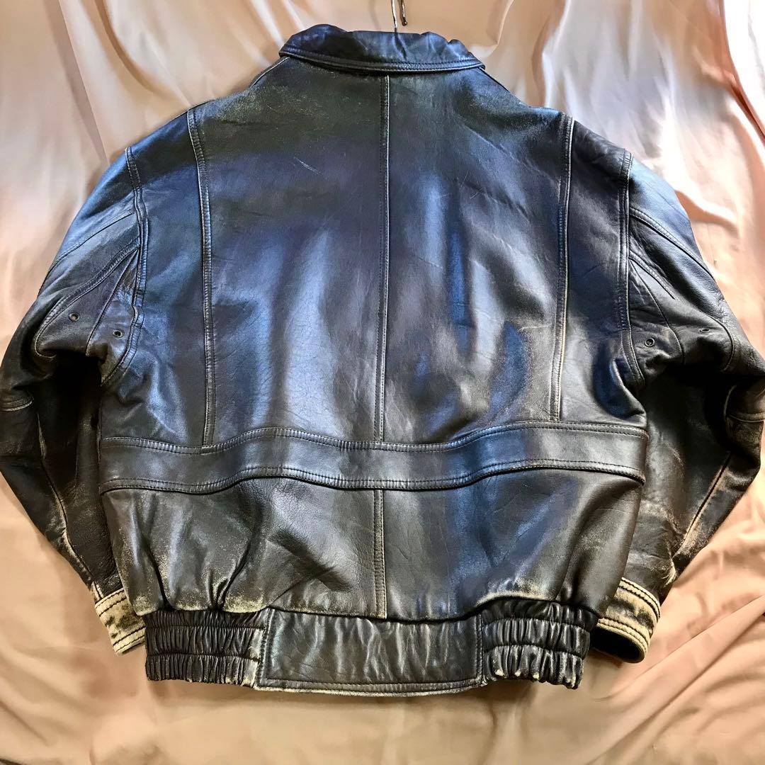 ★フランス製羊革使用★◎ROCKY TOP＞★本革フライトジャケット｜AC345