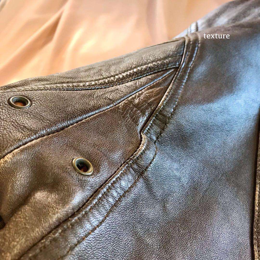 ★フランス製羊革使用★◎ROCKY TOP＞★本革フライトジャケット｜AC345