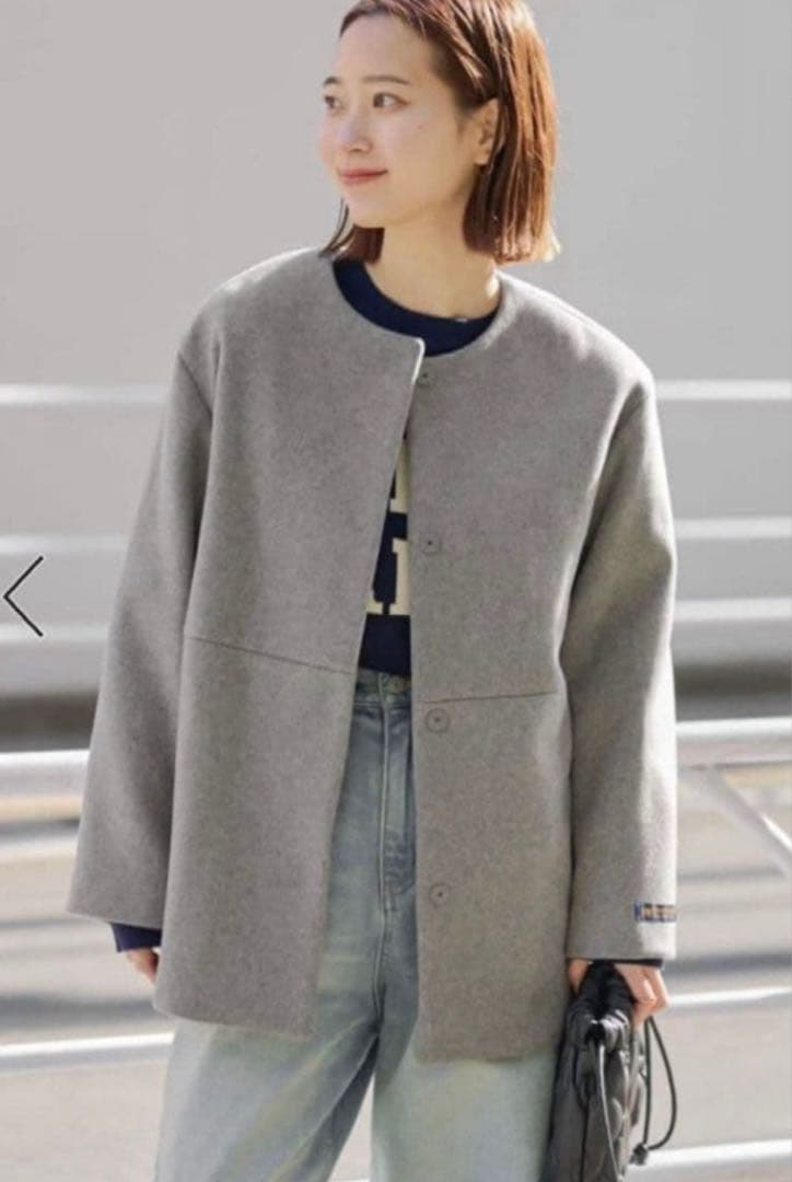 “まめきち“ スーパーファインビーバークルーネックコート