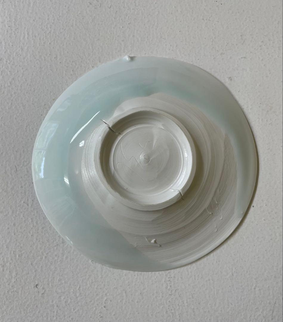 加藤委作品　青白磁皿３枚組