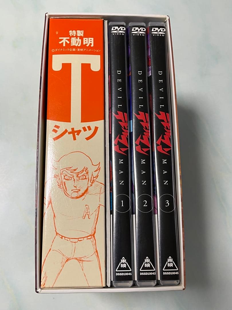 デビルマン DVD-BOX 初回限定 Tシャツ付 帯なし 美品