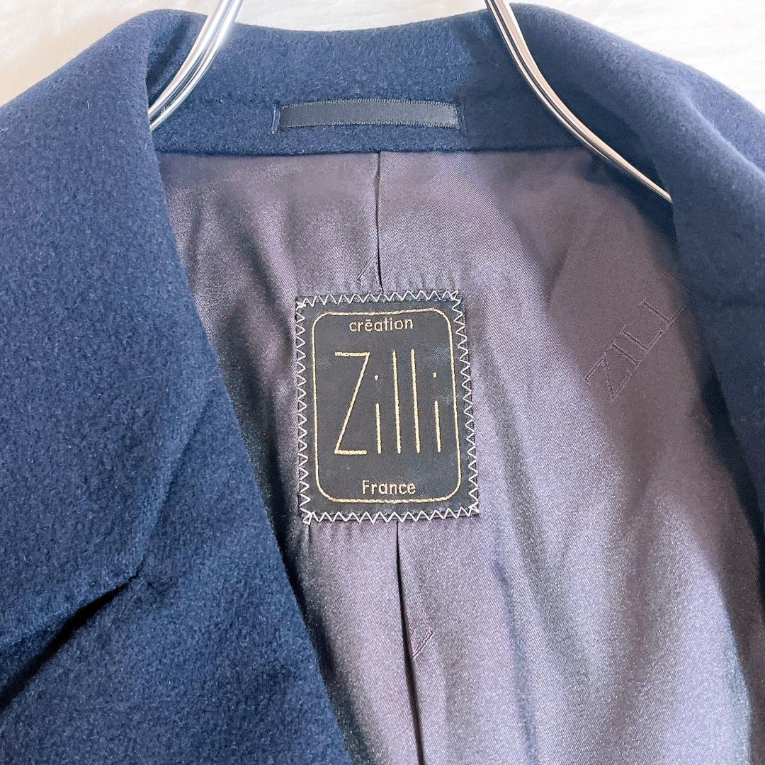 ZILLI 　ジリー　ロング丈　カシミヤ100% ダブルチェスターロングコート