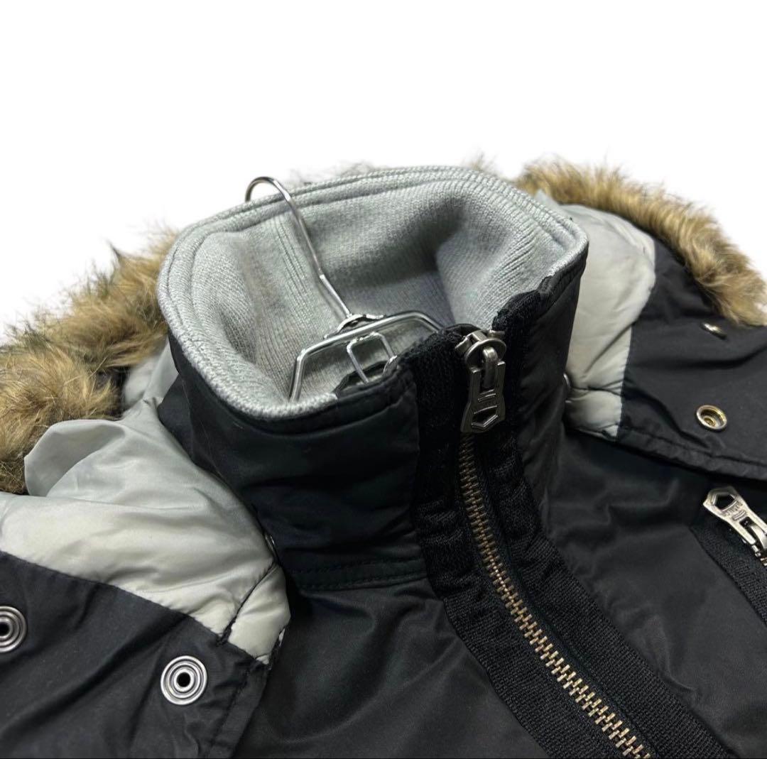 ご*ん様 Y2K OLD DIESEL N-2Bフライトジャケット メンズLブラ