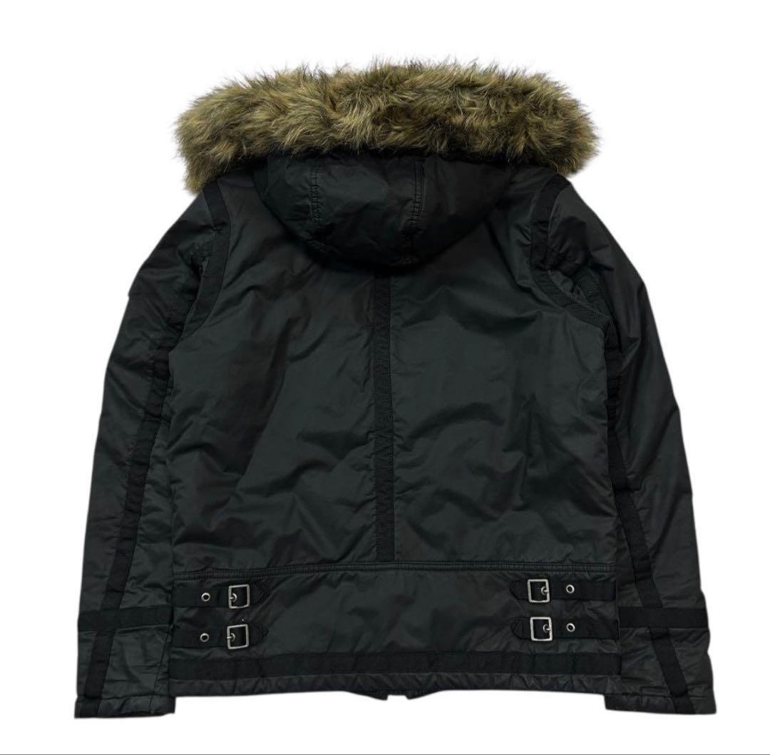 ご*ん様 Y2K OLD DIESEL N-2Bフライトジャケット メンズLブラ