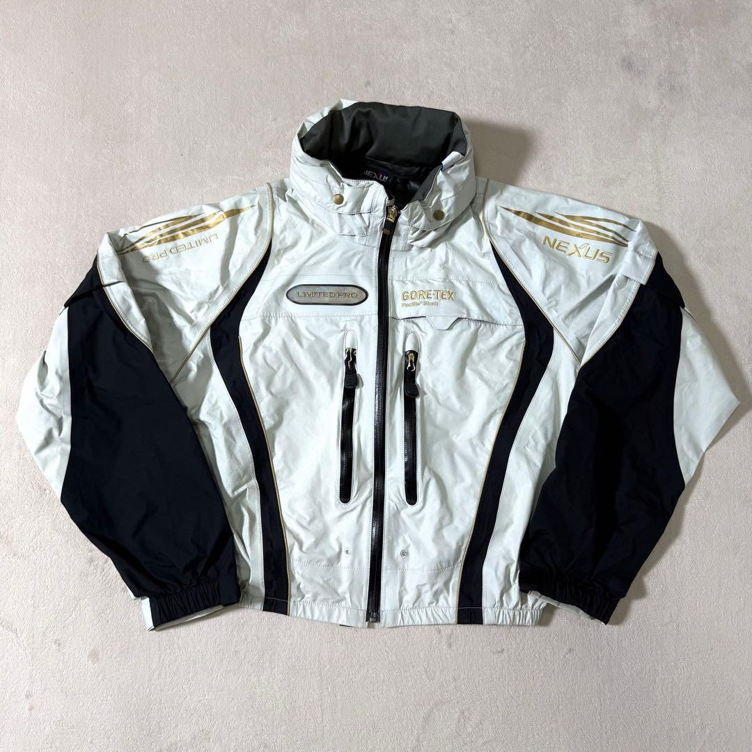 SHIMANO ゴアテックス　3way 半袖　長袖　フーディー　釣り　ウェア　L