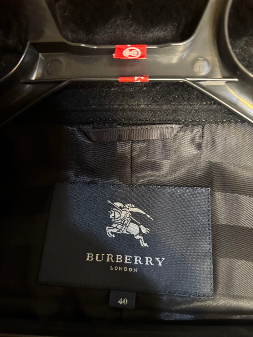 バーバリーロンドン　ウールカシミヤコート　Lサイズ