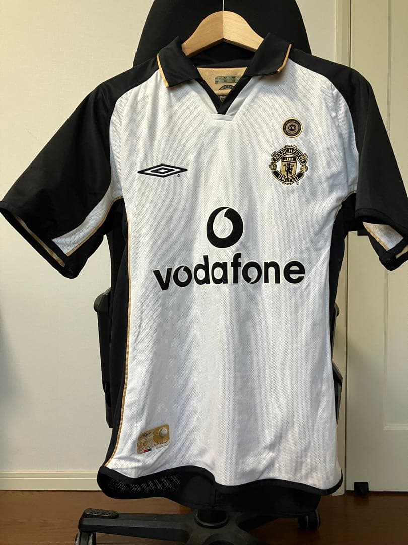 【100周年記念】マンチェスターユナイテッド ユニフォーム 2001-02 S