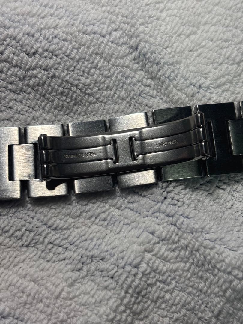 f*5様 Cartier パシャＣ35mm 純正ブレスレット 18mmステンレス