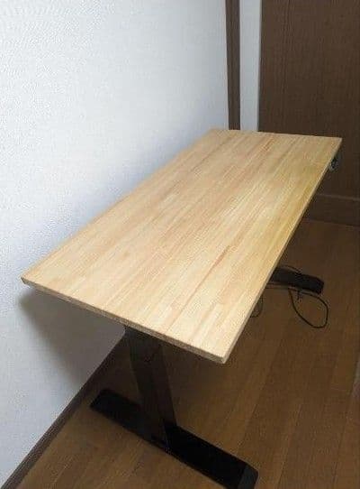 依頼の方へ、値下げしました。 Flexispot E7 昇降式デスク 天板檜