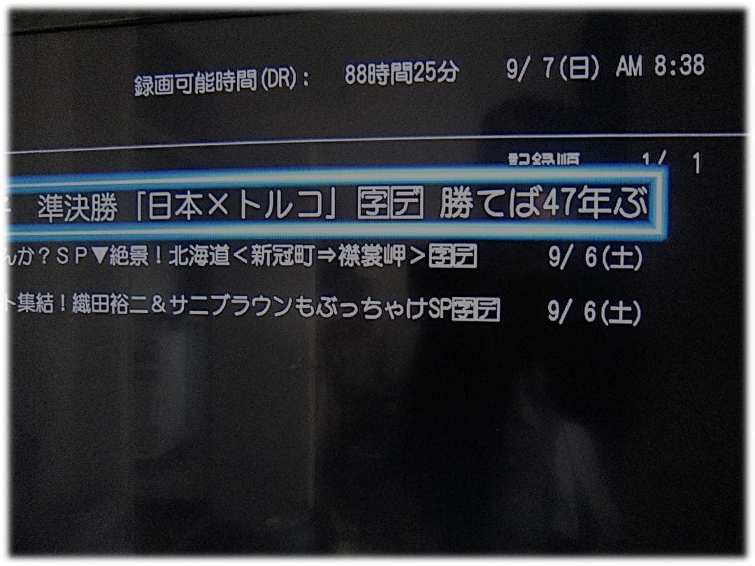 【動作品】東芝 REGZA DBR-Z610 HDD（500GB→1TB換装）