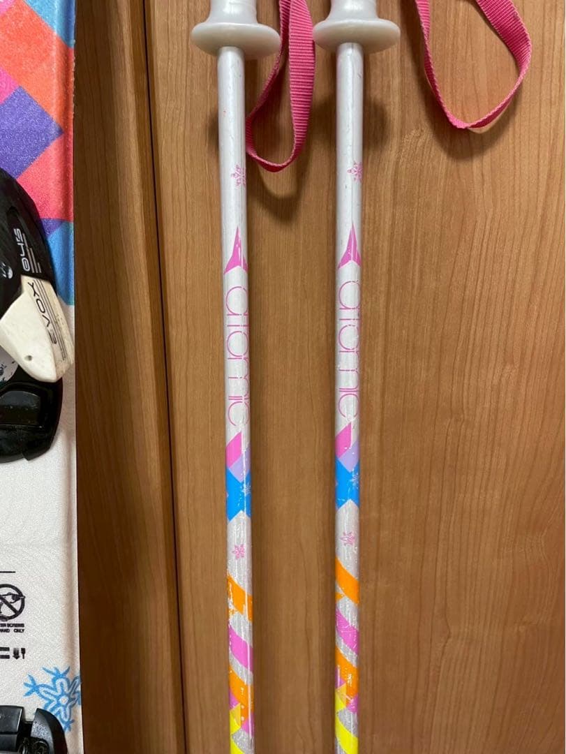 ATOMIC 110cm スキーセット