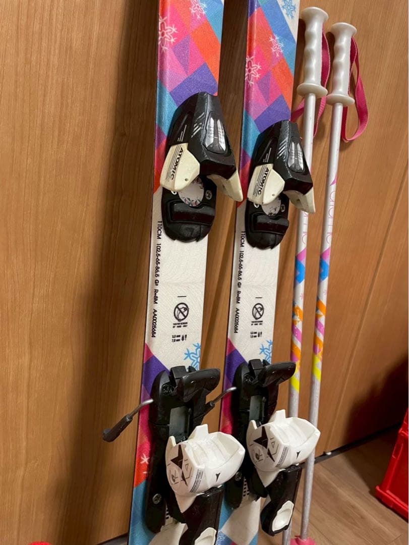 ATOMIC 110cm スキーセット