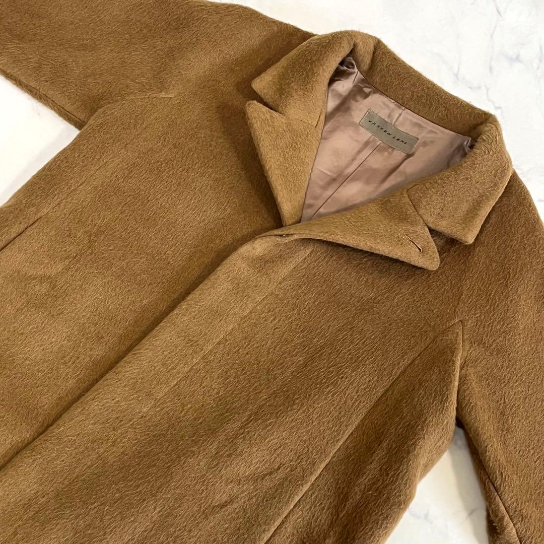 極美品✨ヨーガンレール ロングシャギーコート アンゴラ アルパカ ウール