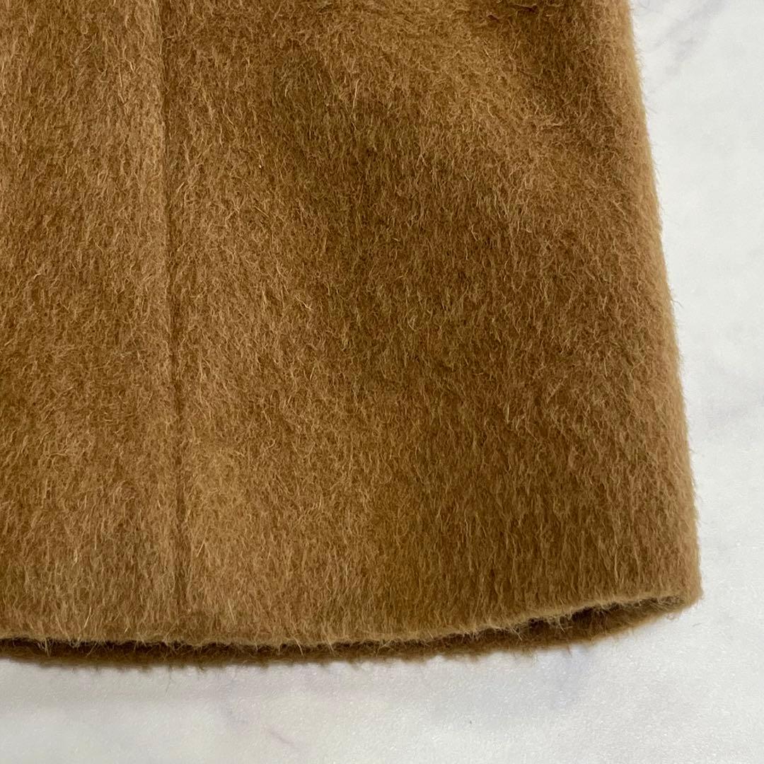 極美品✨ヨーガンレール ロングシャギーコート アンゴラ アルパカ ウール