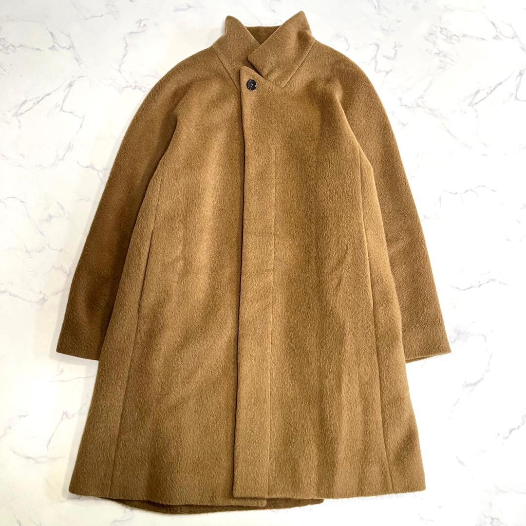 極美品✨ヨーガンレール ロングシャギーコート アンゴラ アルパカ ウール