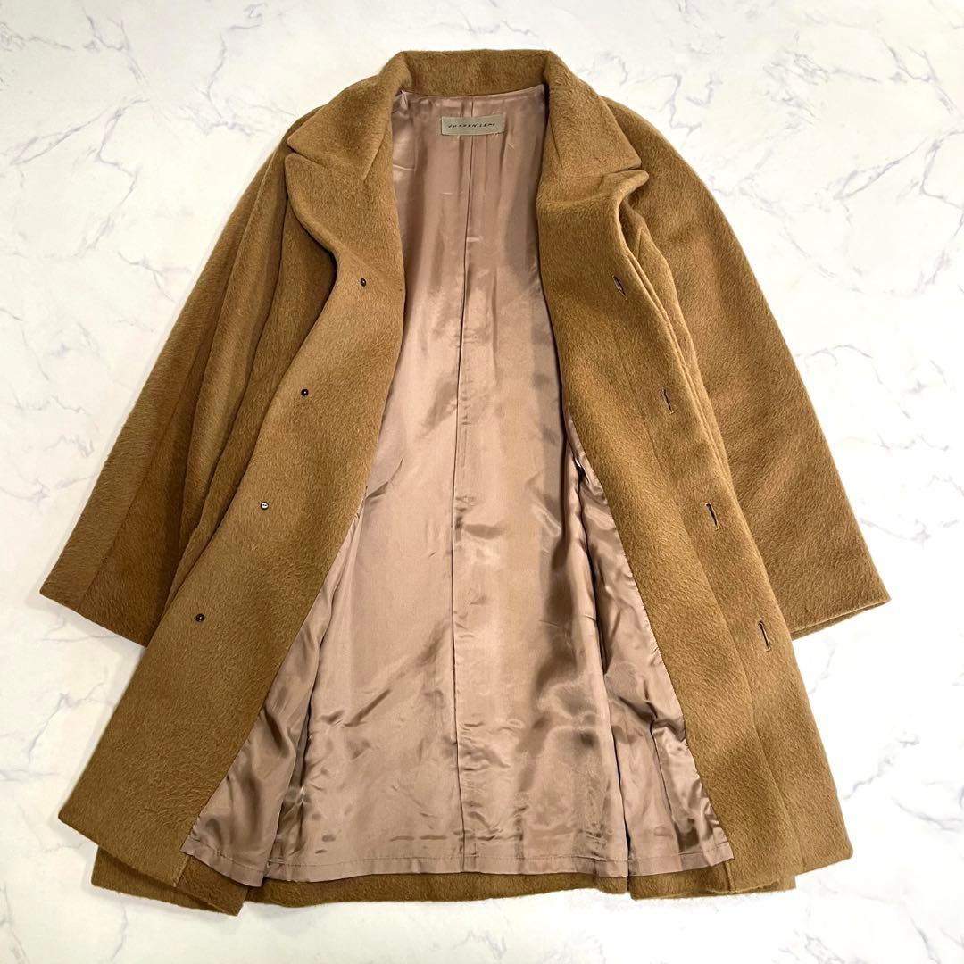 極美品✨ヨーガンレール ロングシャギーコート アンゴラ アルパカ ウール