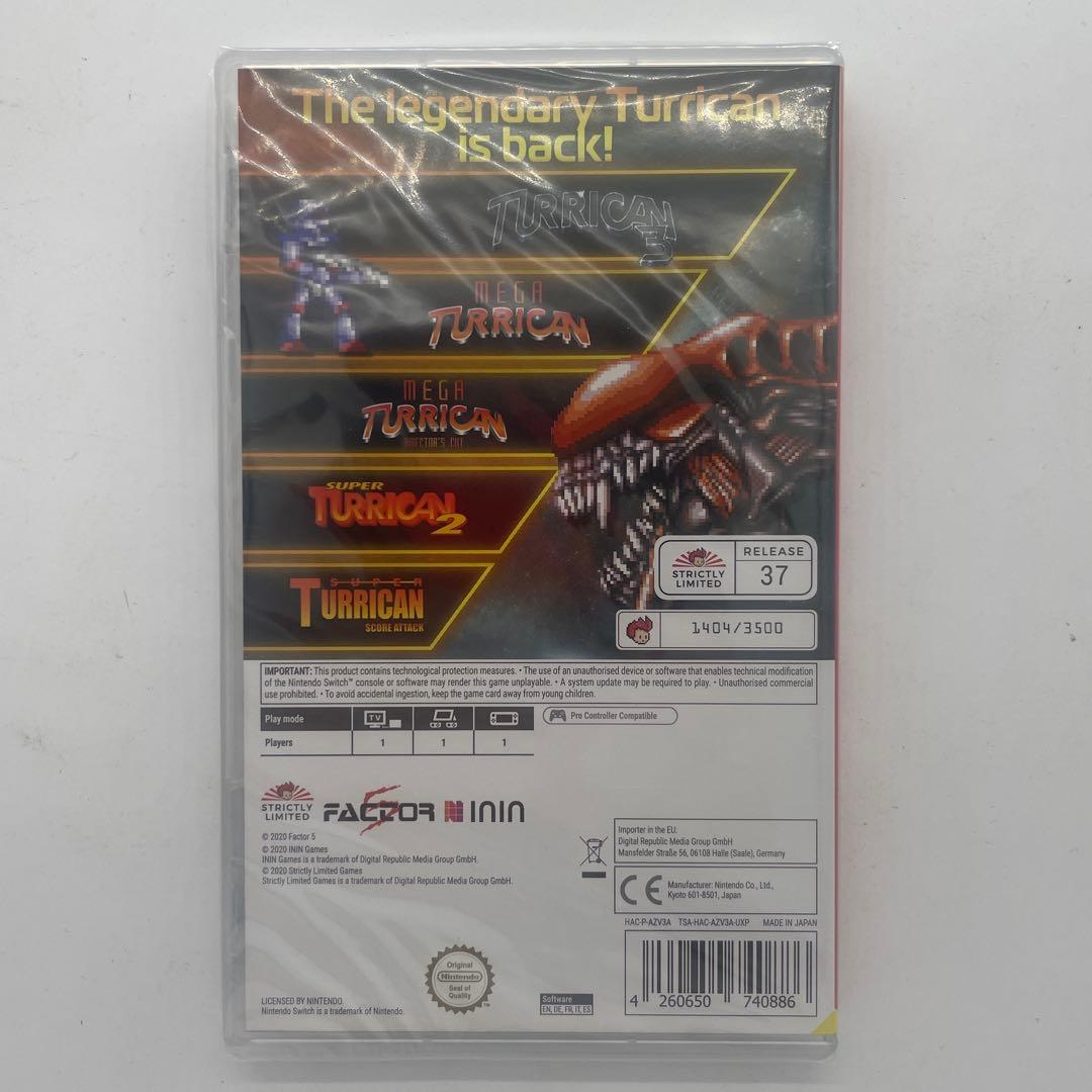 新品　TURRICAN Anthology Vol.II タリカン　SWITCH
